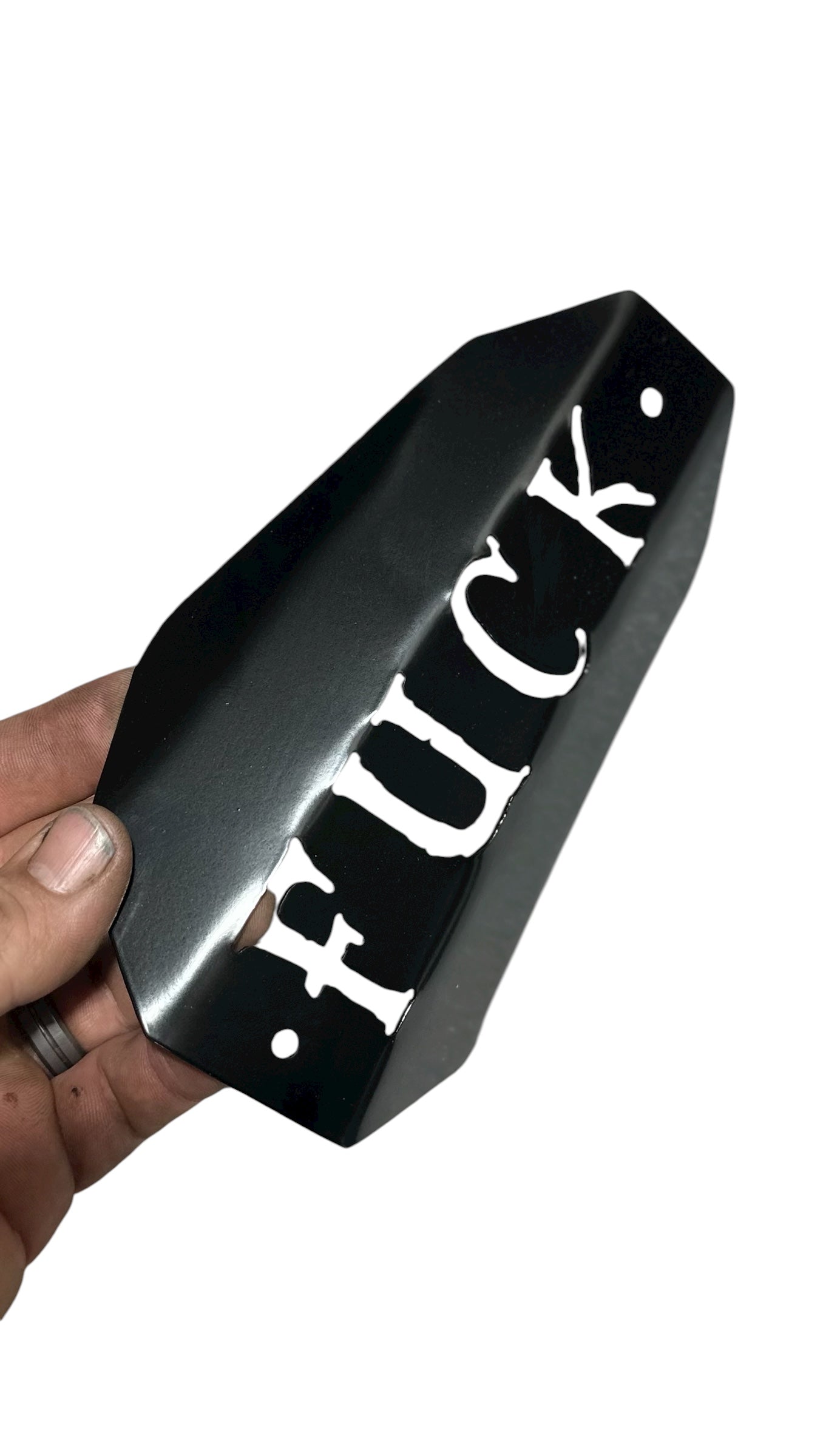 Adrenaline Armor "Fuck Off" hand guard shells (mounts sold separatly)