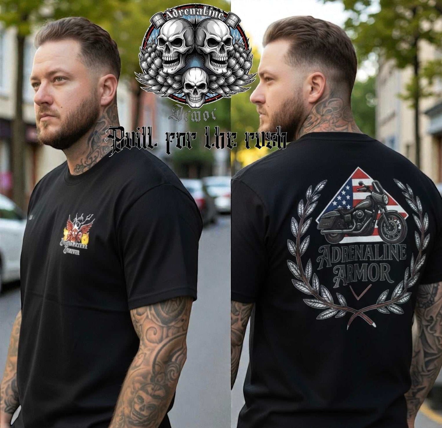 T-Shirts – Adrenaline Armor Motorcycle Tees | Graphic & Logo Shirts