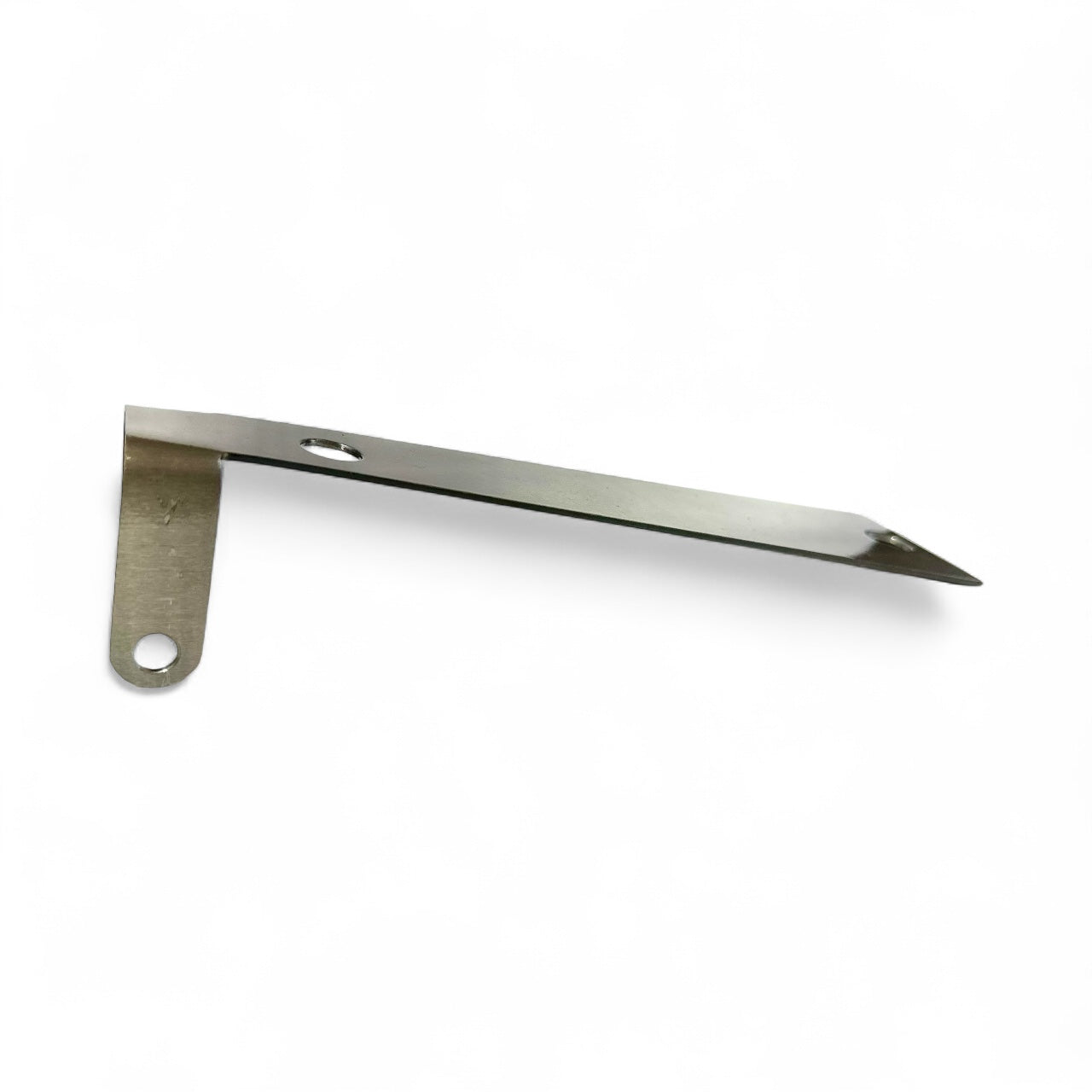 Mount with a 2.5" length from mirror post mounting hole to front of mount. This goes on the side that requires more reach. usually the clutch side.