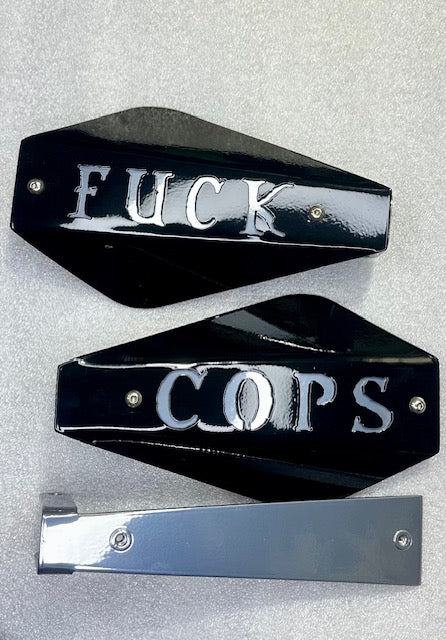 F*** Cops Delta Style Hand Guards for Harley-Davidson – Adrenaline Armor Delta Line (New Release)