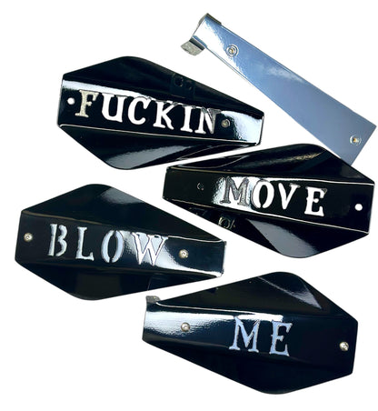 Fu**in Move & Bl** Me Handguard Combo Package – Swappable Outlaw Shells