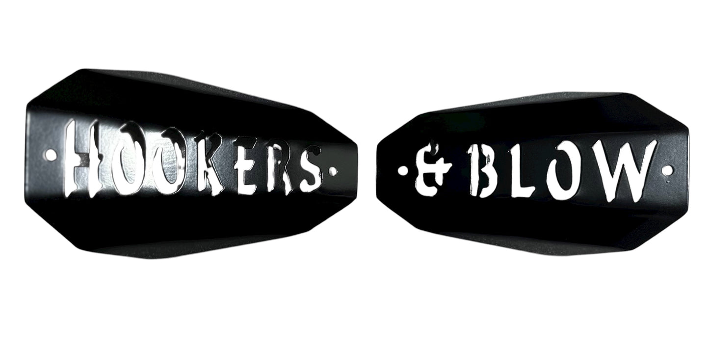 Adrenaline Armor "Hookers & Blow" hand shells (Mounts are sold separatly)
