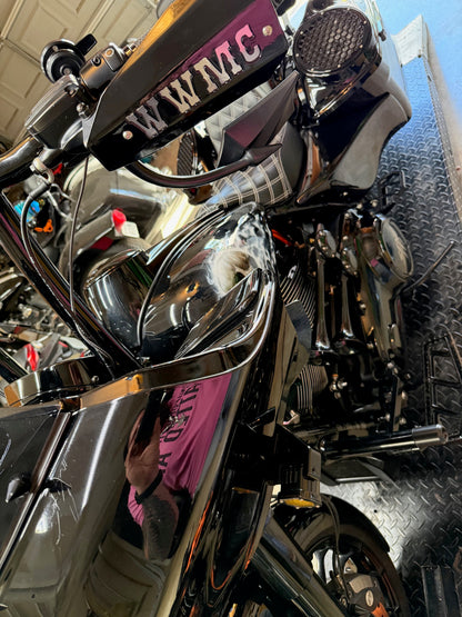 Customizable Interchangeable Hand Guard Shells - Adrenaline Armor Motorcycle Replacement Shells with Personalized Text