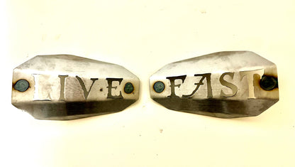 Custom Motorcycle Handguards Live Fast