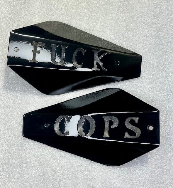 F*** Cops Delta Style Hand Guards for Harley-Davidson – Adrenaline Armor Delta Line (New Release)