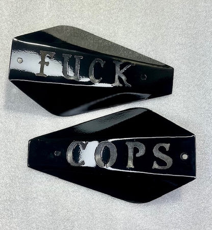 F*** Cops Delta Style Hand Guards for Harley-Davidson – Adrenaline Armor Delta Line (New Release)