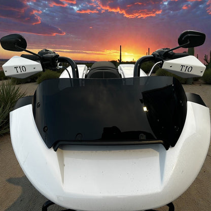 Customizable Interchangeable Hand Guard Shells - Adrenaline Armor Motorcycle Replacement Shells with Personalized Text