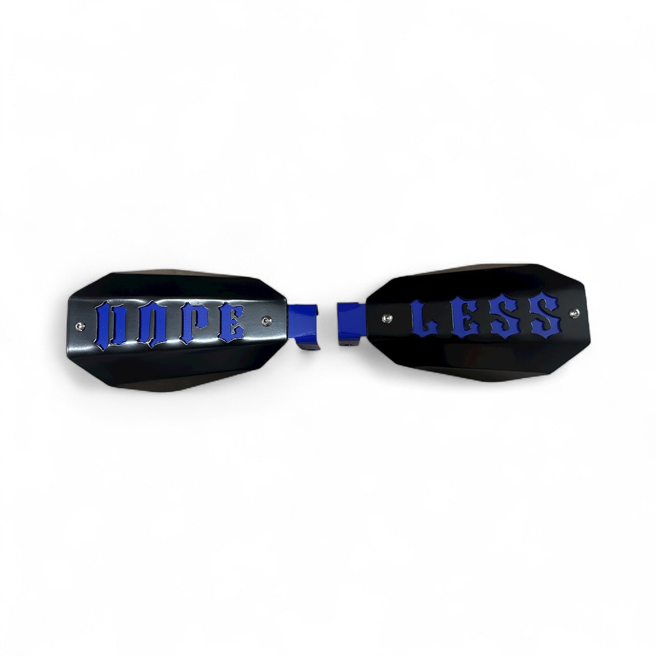 Custom text cruiser motorcycle handguards